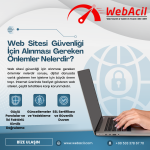 Web sitesi güvenliği için alınması gereken önlemler nelerdir?